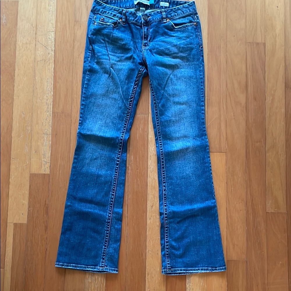 Aeropostale Blue Flare Wide Leg Jeans